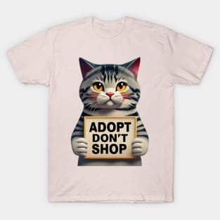 Adopt, Don't Shop! Pet Adoption Rocks T-Shirt
